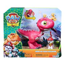 2 Bonecos Marshall e Rhubarb com Som - Patrulha Canina: Uma Aventura Dino