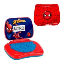 Brinquedo Laptop Didático Infantil Homem Aranha Bilíngue