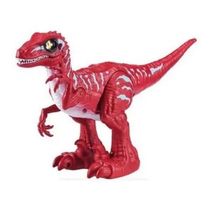 Eletrônica - Robô Alive - Dinossauro  Raptor - Ovo Slime Vermelho