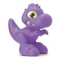 Dinossauro Dino Baby Start 30cm Silmar De Vinil Com Cheiro - Roxo