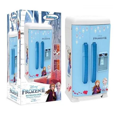 Refrigerador Geladeira Infantil Frozen 2 Disney Com Acessórios