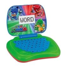 Laptop Infantil Pj Masks Brinquedo Educativo C/ Som Bilíngue