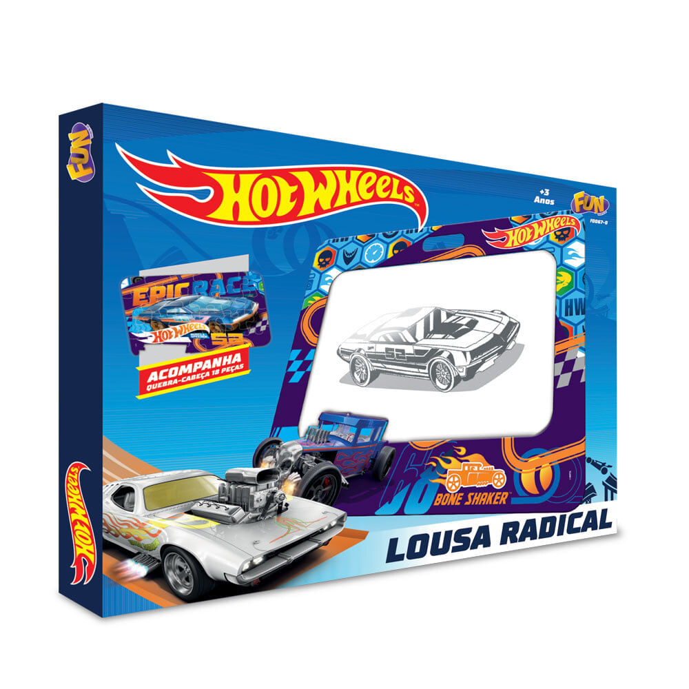 Veiculo Bone Shaker - Carrinho Controle 7 Func - Hot Wheels