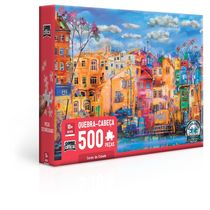 Quebra-Cabeça - Game Office - 500 Peças - Cores da Cidade - Toyster
