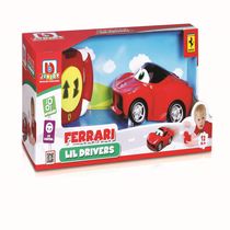 Carrinho de Controle Remoto - Ferrari - Lil Drivers - Burago - Vermelho