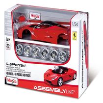 Carrinho Replica em Miniatura - Ferrari - Assembly Line - 1:24 - Maisto - Vermelho