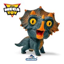 Boneco Dinossauro Baby Triceratopo Mega Aventura 21 Cm Vinil