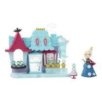Boneca Frozen Mini Playset Cenario Castelo Mágico Elsa