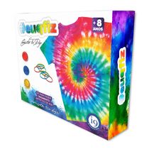Kit de Pintura - EuQFiz - Camiseta Tie-Die - Tam P - I9 Brinquedos