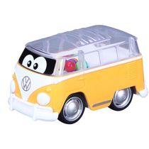 Carrinho de Roda Livre - VW Poppin Bus - Amarelo - Maisto