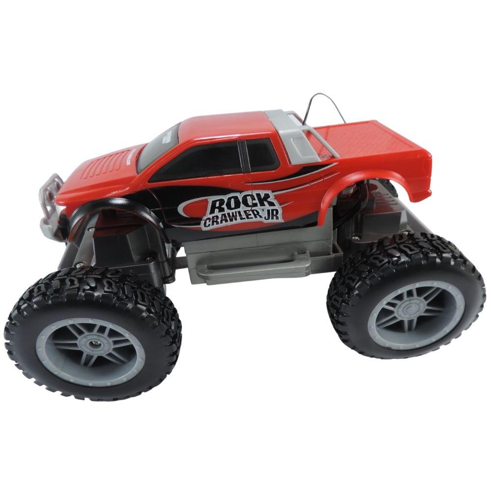 Carrinho Controle Remoto Monster Truck Junior - Polibrinq - Vermelho