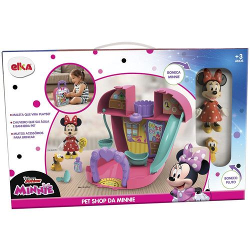 Playset e Acessórios - Disney - Mickey e Amigos - Pet Shop da Minnie - Elka