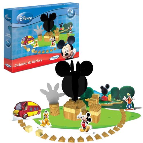 Jogo Blocos de Madeira Disney Mickey - 151 Peças - Xalingo