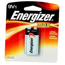 Bateria Alcalina - 9V - 6LR61 - Cartela Unitária - Energizer Max