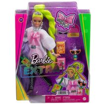 Boneca Articulada - Barbie - Extra - Cabelo Verde Neon - 32 cm - Mattel
