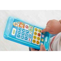 Brinquedo Educativo - Telefone Emojis Cachorrinho - Fisher-Price - Azul - 15 cm