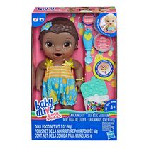Boneca Baby Alive Lanchinhos Divertidos Negra - Hasbro E5839