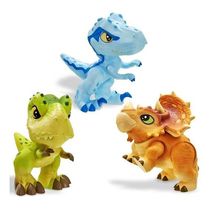 Boneco Dinossauro Dino Baby Jurassic World Triceratops 26 Cm De Vinil