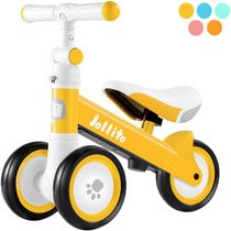 Jollito LJAS007 Bicicleta sem Pedal Infantil para Bebês de 1 a 2 anos Amarela