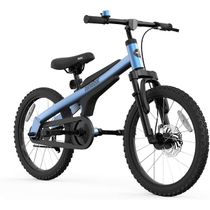 Segway Bicicleta Infantil com Suporte para Rodas de Treinamento Azul