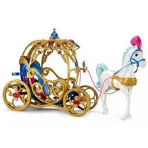 Carruagem Magica Princesa Cinderela - Disney Luxo Com Cavalo