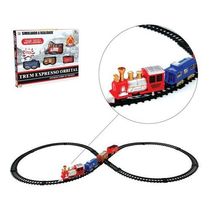 Trem Trenzinhos Trilhos Expresso Orbital Train 19 Peças 90cm