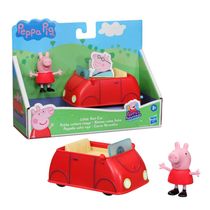 Mini Veículo e Figura - Peppa Pig - Carro Vermelho - Hasbro
