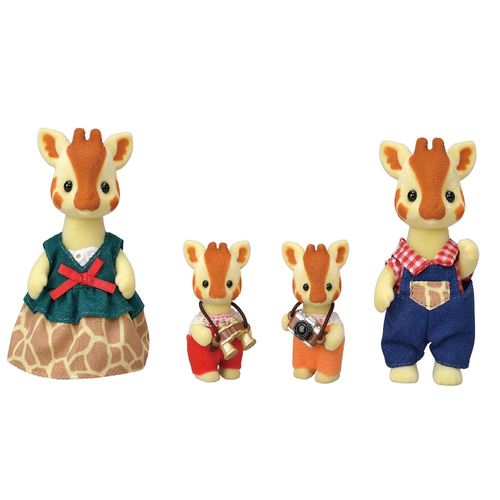 Conjunto de Figuras - Sylvanian Families - Família das Girafas - Epoch