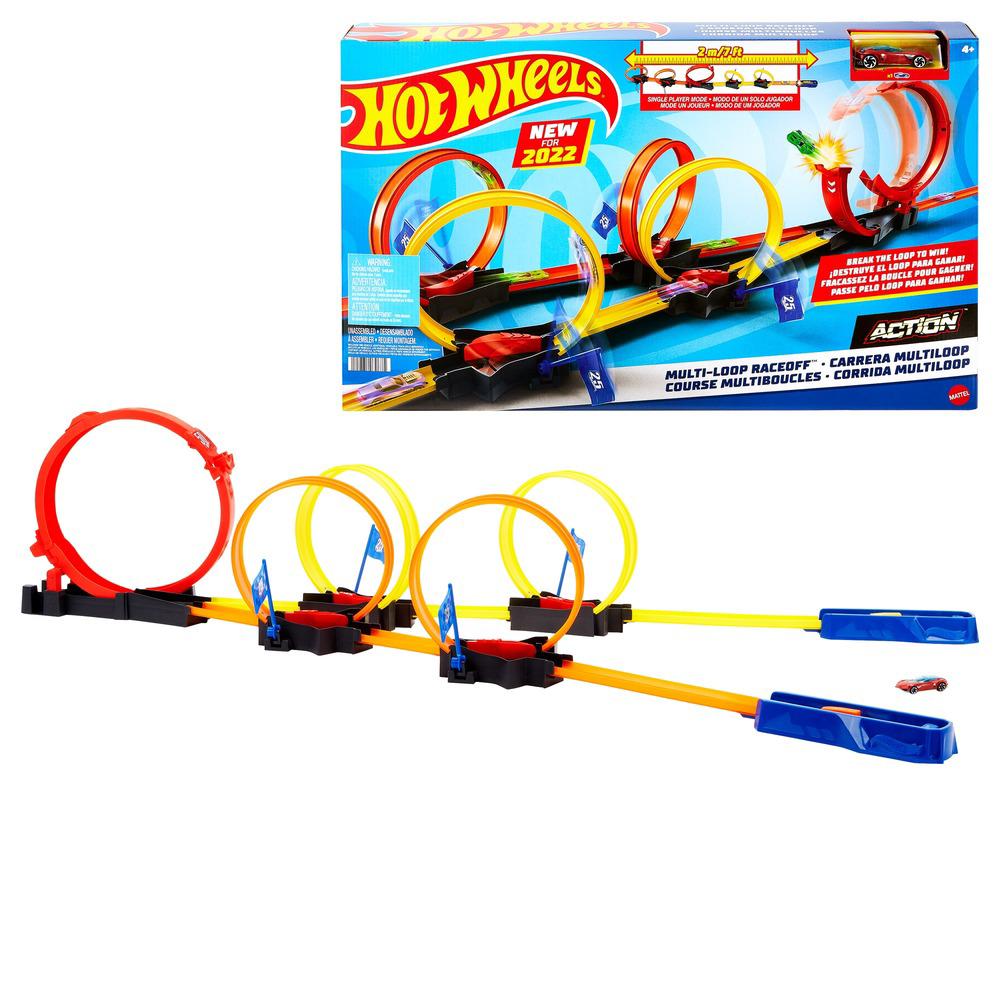 Pista Hot Wheels Campeonato De Looping Com Carro - Mattel