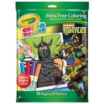 Refil de Folha para Colorir e Canetinhas - Color Wonder - Tartarugas Ninja - Crayola