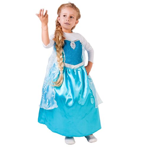Fantasia Infantil Frozen - Princesa Elsa - Regina Festas