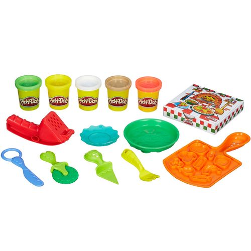 Conjunto Play-Doh - Festa da Pizza com Acessórios e Embalagem de Pizza - Hasbro