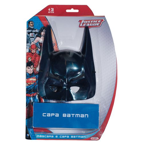 Máscara e Capa Batman - Liga da Justiça - Novabrink
