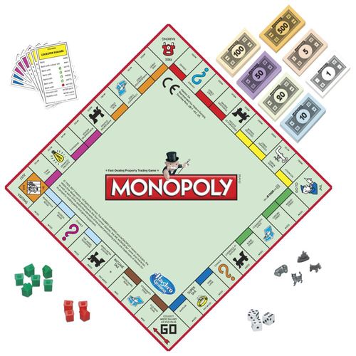 Jogo de Tabuleiro Compacto - Monopoly Grab e Go - Hasbro