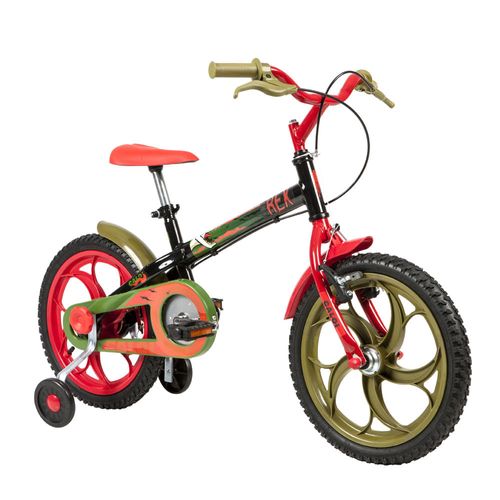 Bicicleta - Aro 16 – Power Rex  - Caloi – Preta