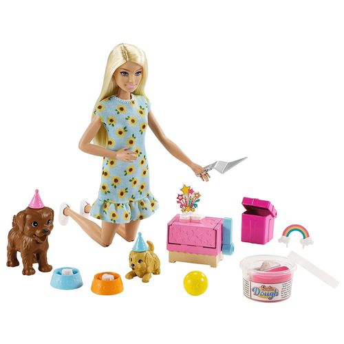 Boneca Barbie - Sisters & Pets - Aniversário Do Cachorrinho - Mattel