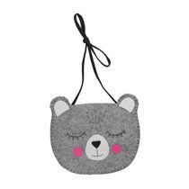 Conjunto de Atividade - Design de Bolsa Ursinho - Cinza - FanFun