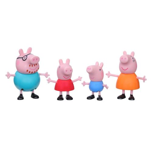 Conjunto de Mini Figuras - Peppa Pig - Peppa e Sua Família - Hasbro