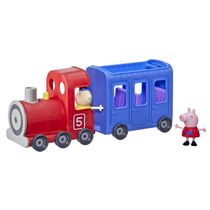 Veículo e Figuras Peppa Pig Peppa’s Adventures - Trem da Senhora Coelho - Hasbro