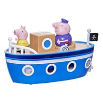 Barquinho do Vovô Pig - Peppa Pig - Veículo com Figura Peppa Pig Peppa’s Adventures - Hasbro