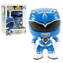 Figura Colecionável - Funko POP - Power Rangers - Ranger Azul - Funko
