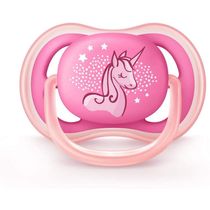 Chupeta Ultra Air - Rosa Single - Unicórnio - 6 a 18 Meses - Philips Avent