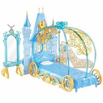 Quarto Da Cinderela De Luxo Princesas Disney Azul Com Cenario Magico