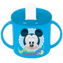 Copo com Canudo e Alça - Disney - Mickey Mouse - New Toys