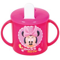 Copo com Canudo e Alça - Disney - Minnie Mouse - New Toys