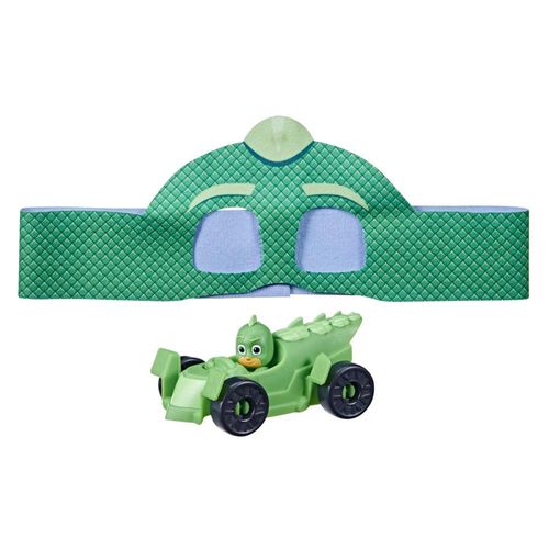 Mini Veículo com Figura e Acessório - PJ Masks - Lagartixomóvel e Máscara - Lagartixo - Hasbro