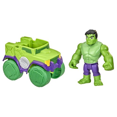 Mini Boneco e Veículo - Marvel - Spidey and His Amazing Friends - Caminhão Esmagador - Hasbro