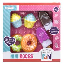 Conjunto de Acessórios - Creative Fun - Mini Doces - Sortidos - Multikids