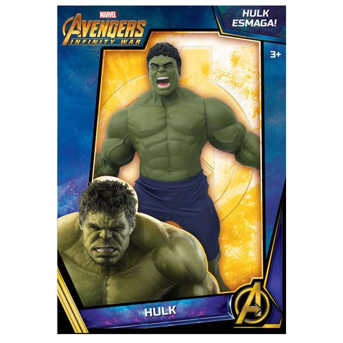 Boneco - Hulk - Guerra Infinita - Marvel - Disney - 50 cm - Mimo