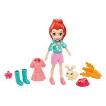 Boneca e Acessórios - Polly Pocket - Polly e Coelhinho - Mattel